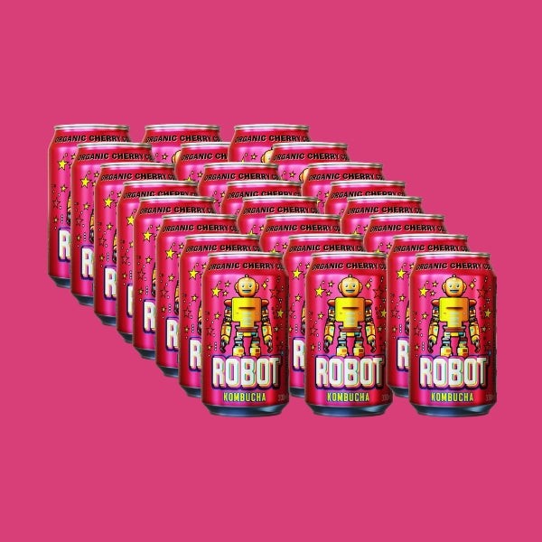 Organic Cherry Cola Kombucha – Refreshing Fermented Drink with Probiotics